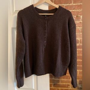 Banana Republic Brushed Henley Pullover Sweater - New With Tags